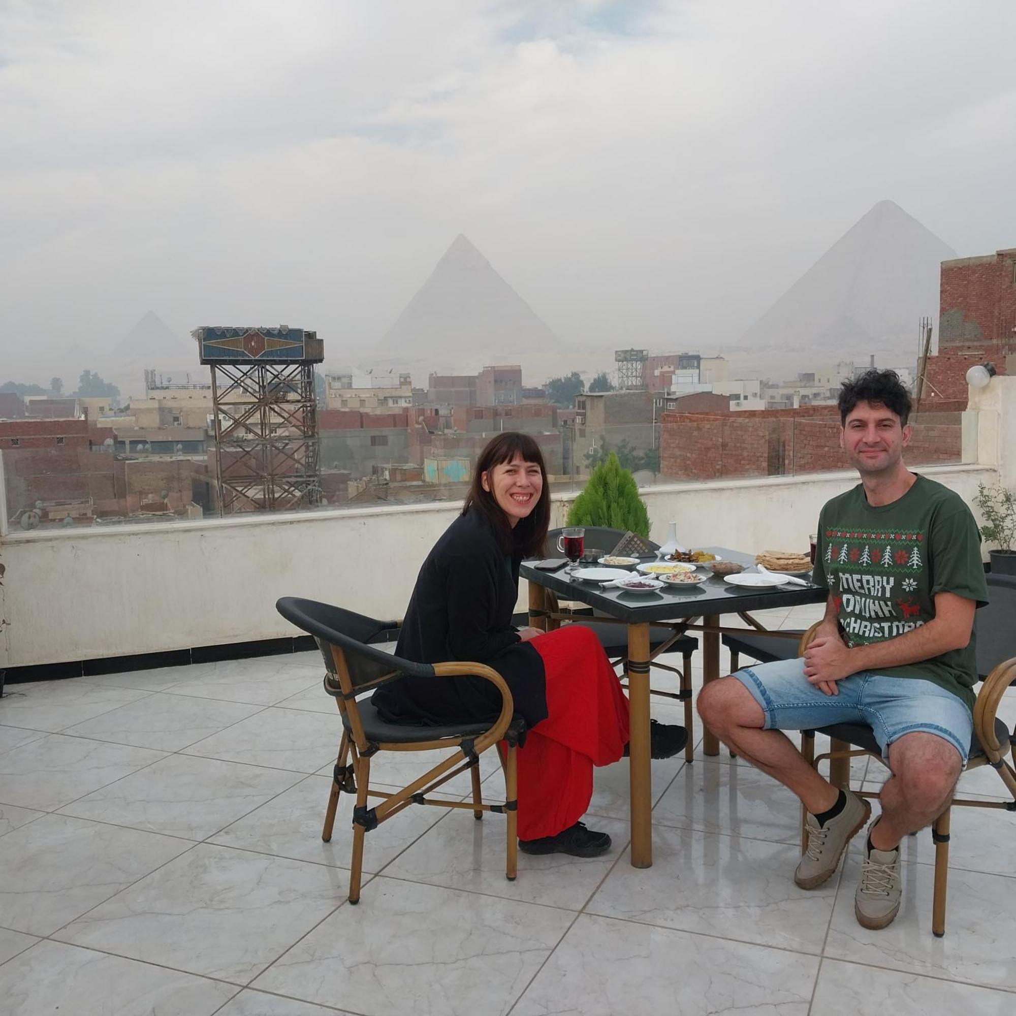 Eagles Pyramids View Hotel Kafret el-Gabal Eksteriør billede
