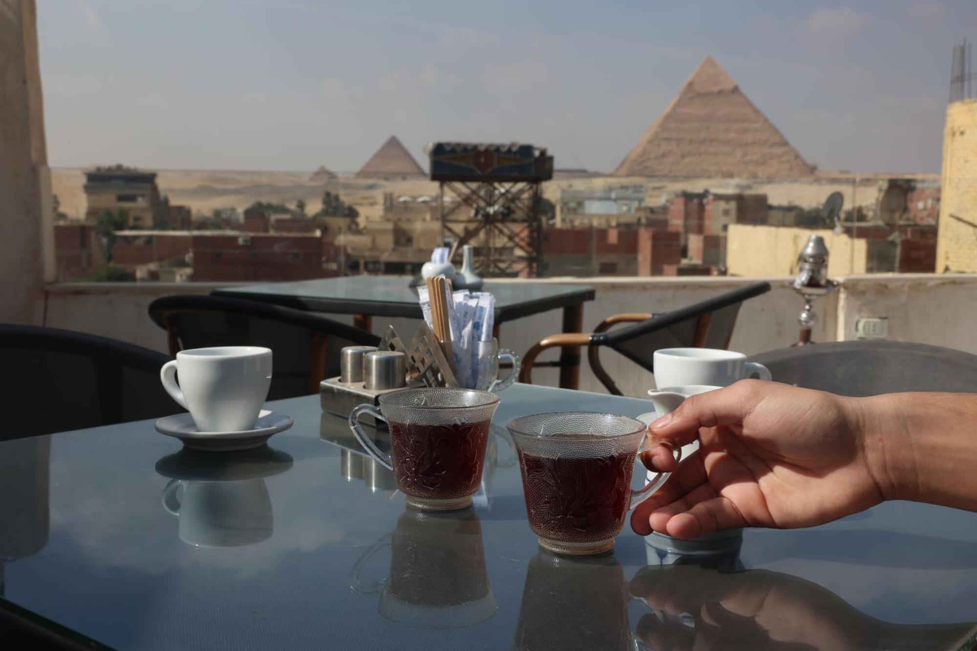 Eagles Pyramids View Hotel Kafret el-Gabal Eksteriør billede